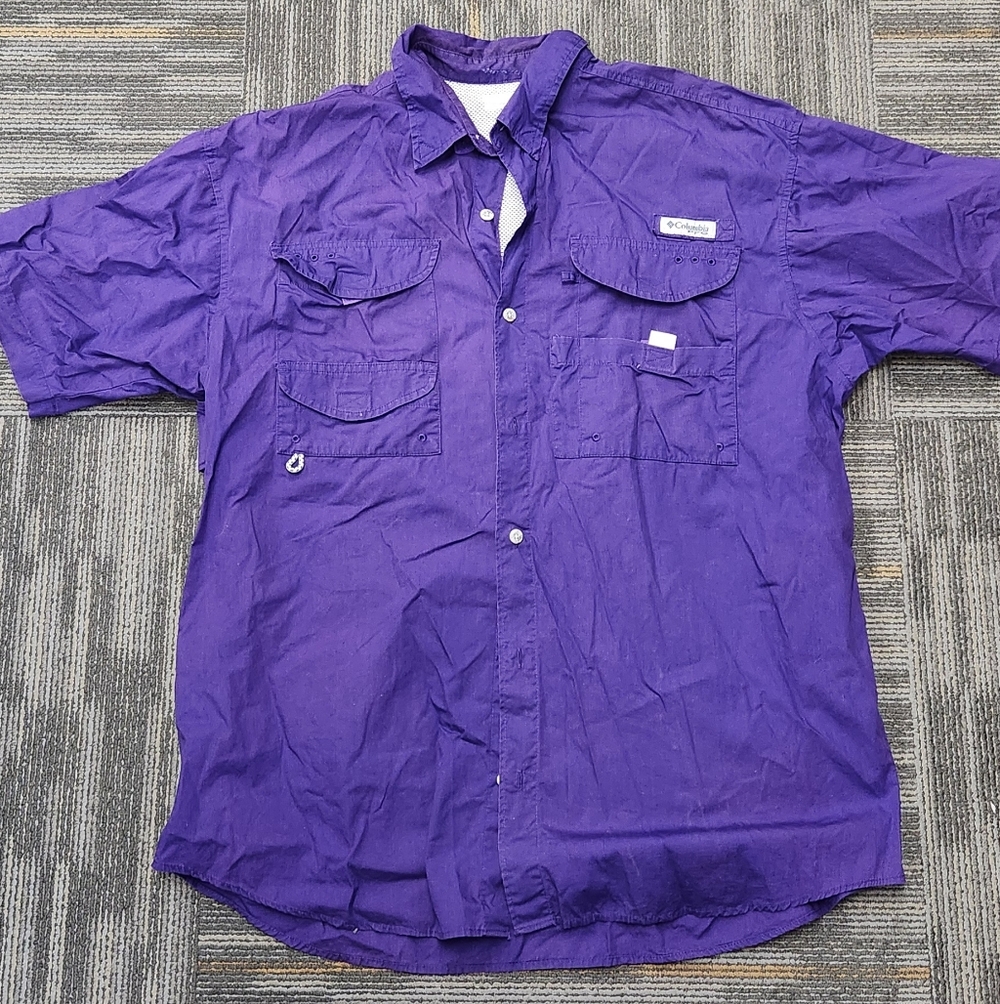 Men's Purple Columbia Shirt
